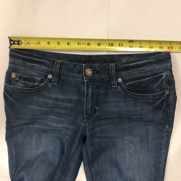 DL1961 29 Blue Jeans Melissa Wide Leg Surf 5 Pocket Zipper Excellent Condition - Picture 6 of 12